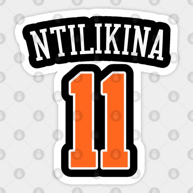 Frank Ntilikina Sticker by telutiga